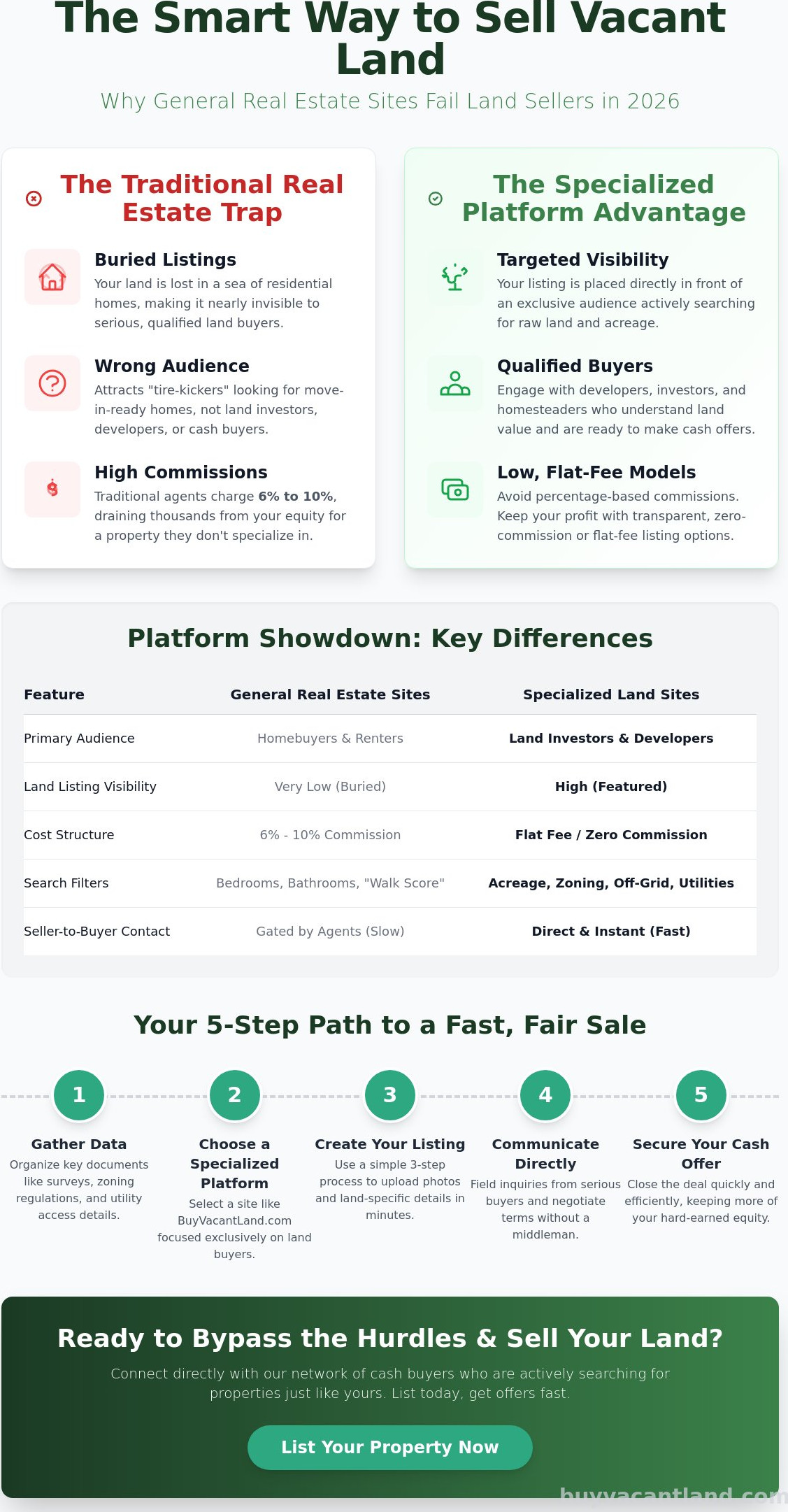 Best Website to List Land for Sale: Top Platforms for 2026