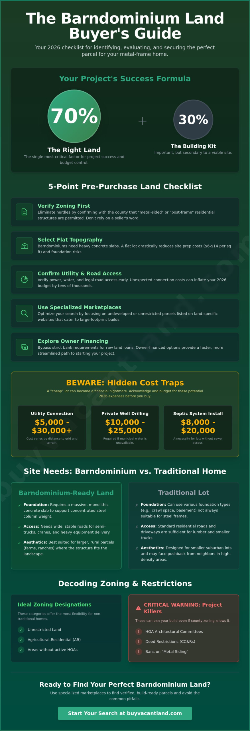 Lots for Building a Barndominium: The 2026 National Land Buyer’s Guide