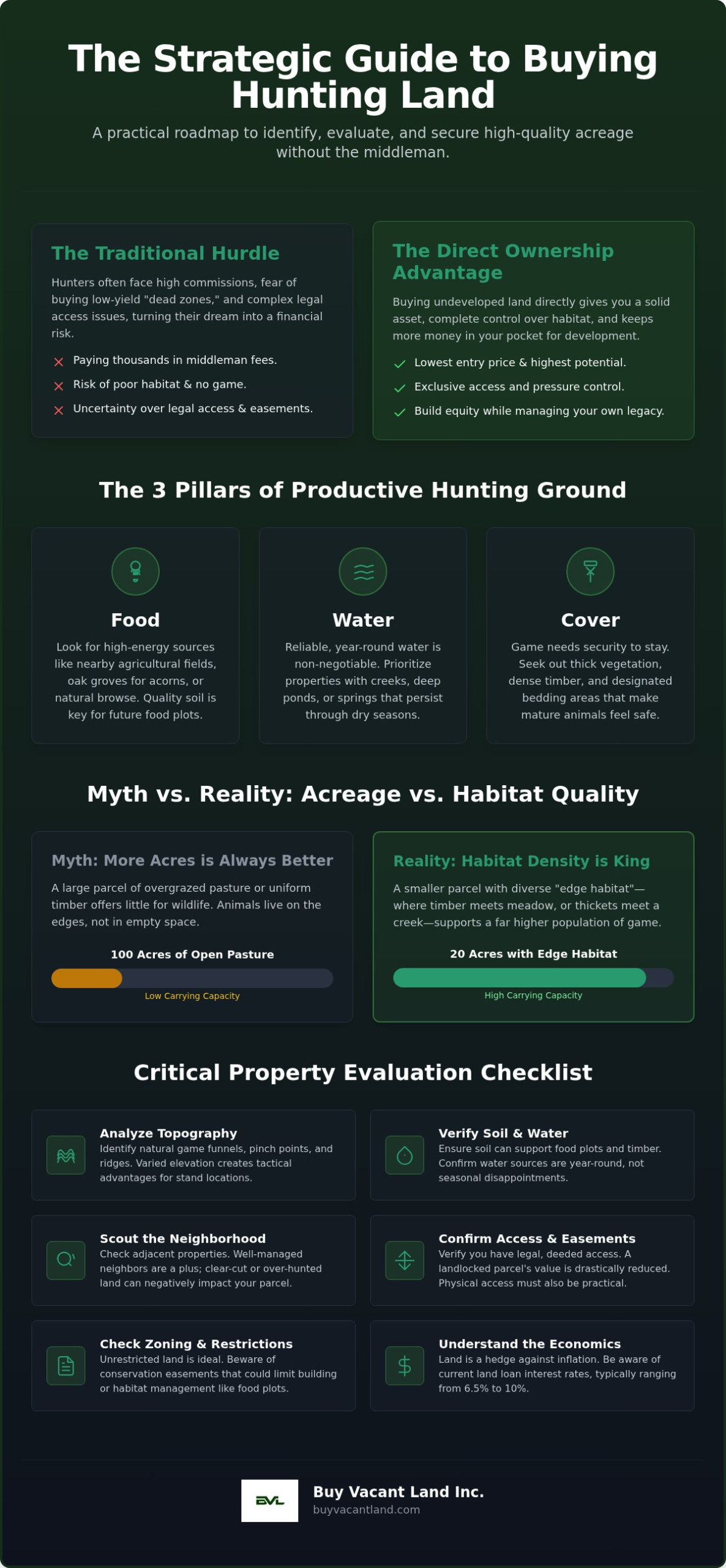 Hunting Land for Sale: The 2026 Practical Buyer’s Guide