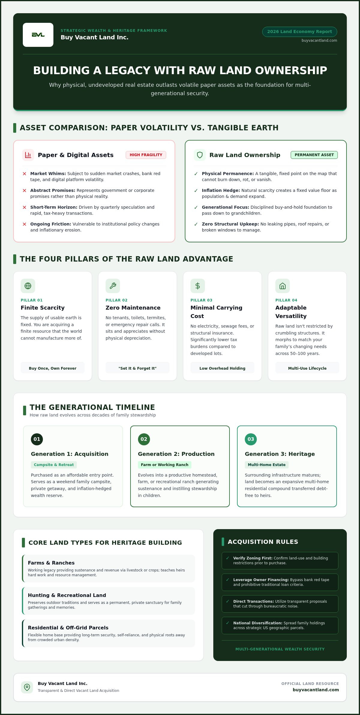 Building a Legacy with Land Ownership: The 2026 Strategic Guide
